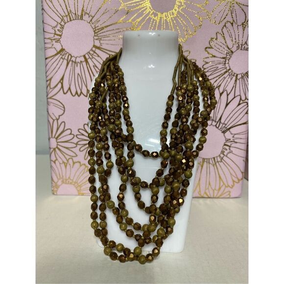 VINTAGE SILPADA style 925 SILVER NECKLACE COPPER SEED MULTI-STRAND CLASSIC - Picture 3 of 12